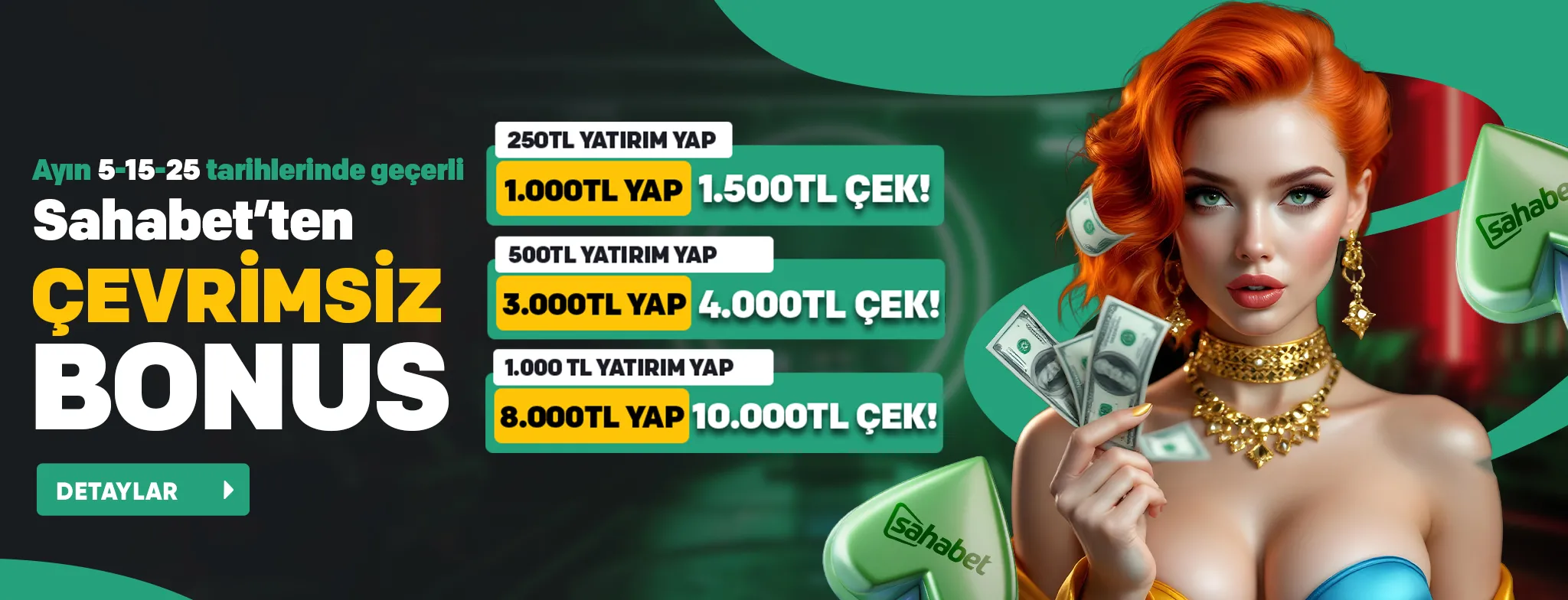 Sahabet Hoş Geldin ve Yatırım Bonusları